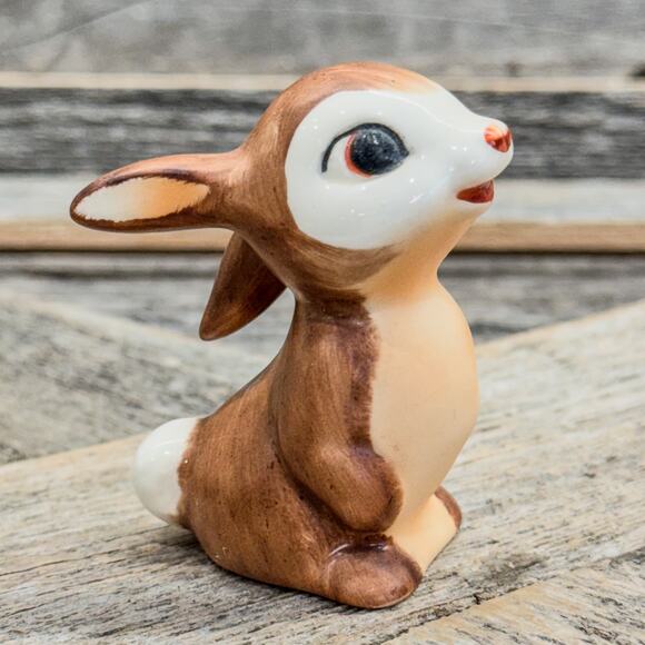 Sweetest 1970's Vintage Goebel/W.Germany Miniature Disney Thumper Figurine-2.5"H - Picture 1 of 6